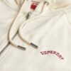 Felpa con cappuccio oversize raglan con zip e logo Essential Felpa con cappuccio oversize raglan con zip e logo Essential