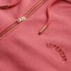 Felpa con cappuccio oversize raglan con zip e logo Essential