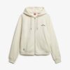 Felpa con cappuccio oversize raglan con zip e logo Essential Felpa con cappuccio oversize raglan con zip e logo Essential