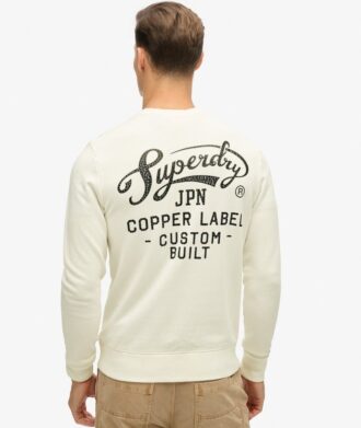 Felpa con girocollo e grafica Copper Label
