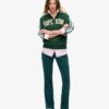 Felpa con zip ampia e applicazioni Athletic Essentials