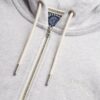 Felpa corta con cappuccio e zip con logo Essential