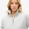 Felpa Essential con mezza zip Felpa Essential con mezza zip