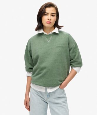 Felpa Essential Logo Overdyed