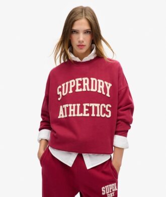 Felpa oversize con applicazioni Athletic Essentials