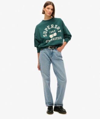 Felpa oversize stampata Athletic Essentials