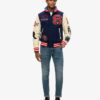 Giacca bomber con toppe College Varsity Giacca bomber con toppe College Varsity