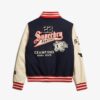 Giacca bomber con toppe College Varsity Giacca bomber con toppe College Varsity
