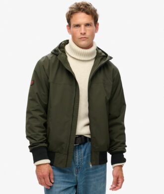 Giacca bomber Hooded in nylon surplus