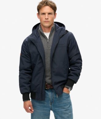 Giacca bomber Hooded in nylon surplus