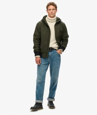 Giacca bomber Hooded in nylon surplus
