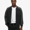 Giacca bomber in jersey con grafica College