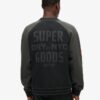 Giacca bomber in jersey con grafica College