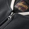 Giacca bomber in jersey con grafica College Script Giacca bomber in jersey con grafica College Script