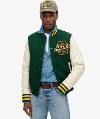 Giacca bomber in lana Varsity