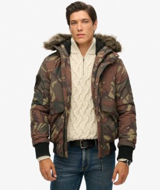Giacca bomber Puffer Everest con cappuccio