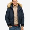 Giacca bomber Puffer Everest con cappuccio Giacca bomber Puffer Everest con cappuccio