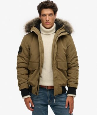 Giacca bomber Puffer Everest con cappuccio