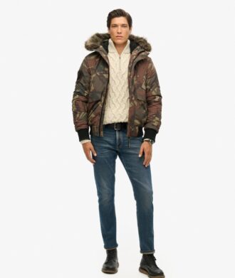 Giacca bomber Puffer Everest con cappuccio