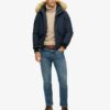 Giacca bomber Puffer Everest con cappuccio Giacca bomber Puffer Everest con cappuccio