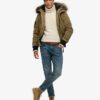Giacca bomber Puffer Everest con cappuccio