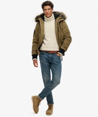 Giacca bomber Puffer Everest con cappuccio