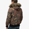 Giacca bomber Puffer Everest con cappuccio