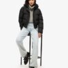 Giacca bomber sportiva Puffer con cappuccio Giacca bomber sportiva Puffer con cappuccio