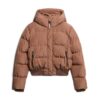 Giacca bomber sportiva Puffer con cappuccio Giacca bomber sportiva Puffer con cappuccio