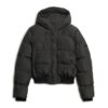 Giacca bomber sportiva Puffer con cappuccio Giacca bomber sportiva Puffer con cappuccio