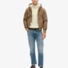 Giacca bomber Vintage da lavoro con cappuccio