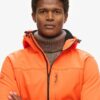 Giacca da trekking soft shell con cappuccio