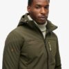 Giacca da trekking soft shell con cappuccio