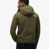 Giacca da trekking soft shell con cappuccio