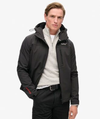 Giacca da trekking softshell ripstop con cappuccio Hooded