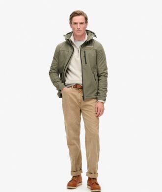 Giacca da trekking softshell ripstop con cappuccio Hooded