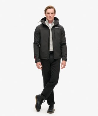 Giacca da trekking softshell ripstop con cappuccio Hooded