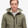 Giacca da trekking softshell ripstop con cappuccio Hooded