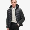 Giacca ibrida in maglia con cappuccio