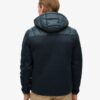 Giacca ibrida in maglia con cappuccio