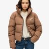 Giacca imbottita squadrata con cappuccio Hooded