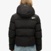 Giacca imbottita squadrata con cappuccio Hooded