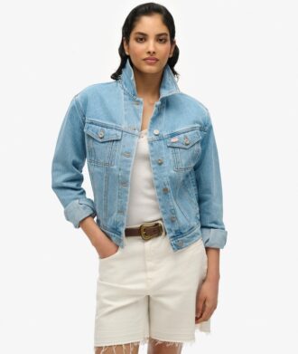 Giacca in denim decorata