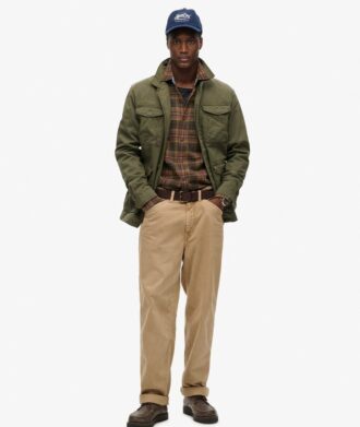 Giacca leggera militare M65 ricamata