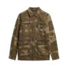 Giacca militare da campo ricamata