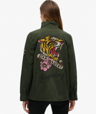 Giacca militare M65 decorata