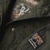 Giacca militare M65 decorata Giacca militare M65 decorata