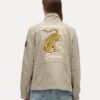 Giacca militare M65 ricamata