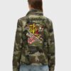 Giacca militare M65 ricamata