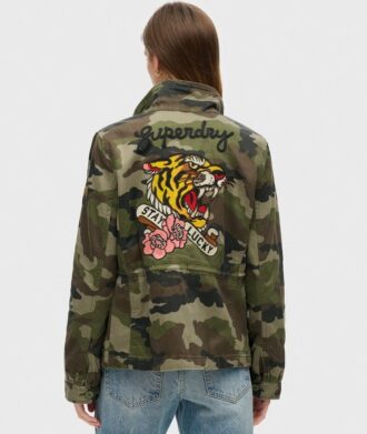 Giacca militare M65 ricamata